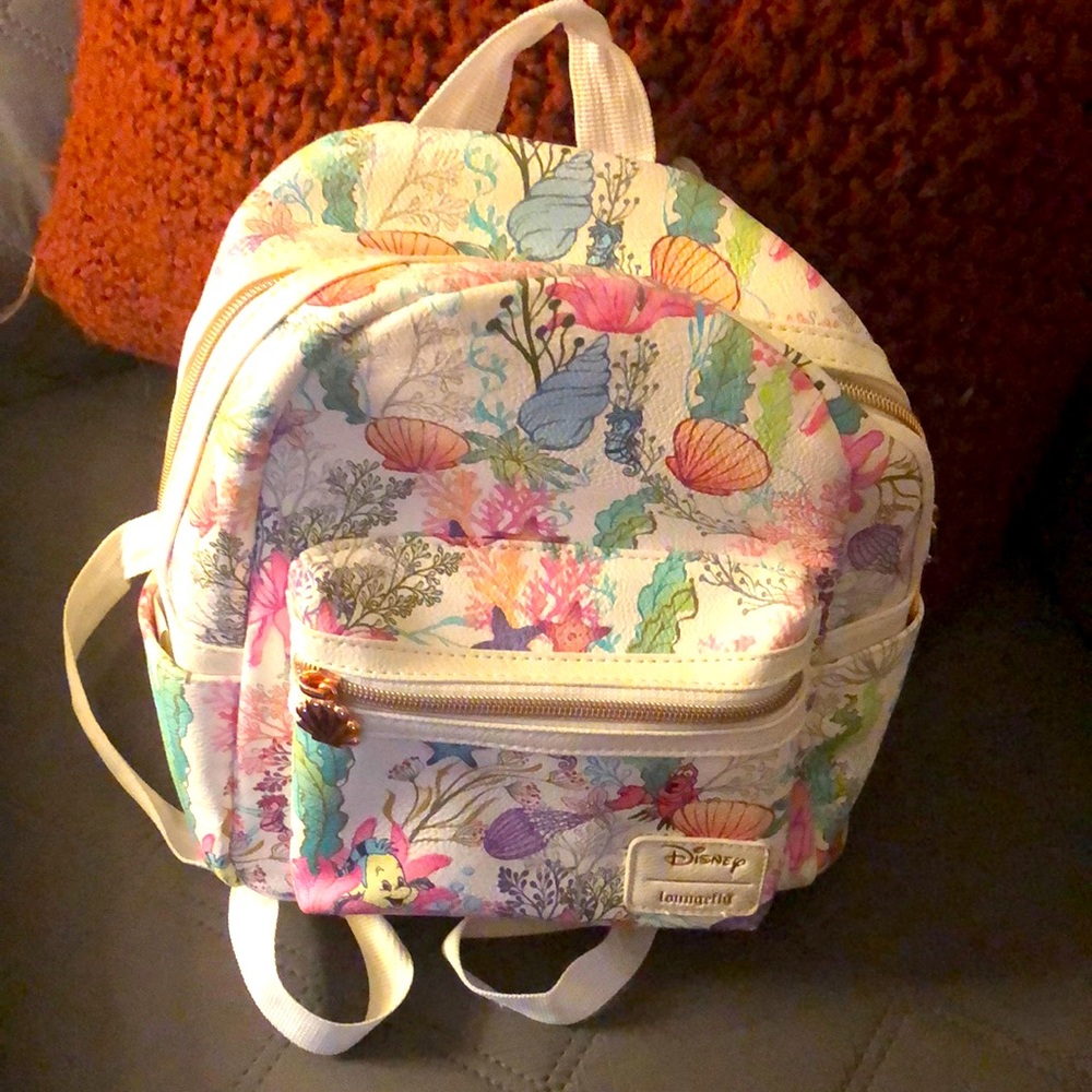 Little Mermaid Under the Sea Mini Loungefly Backpack